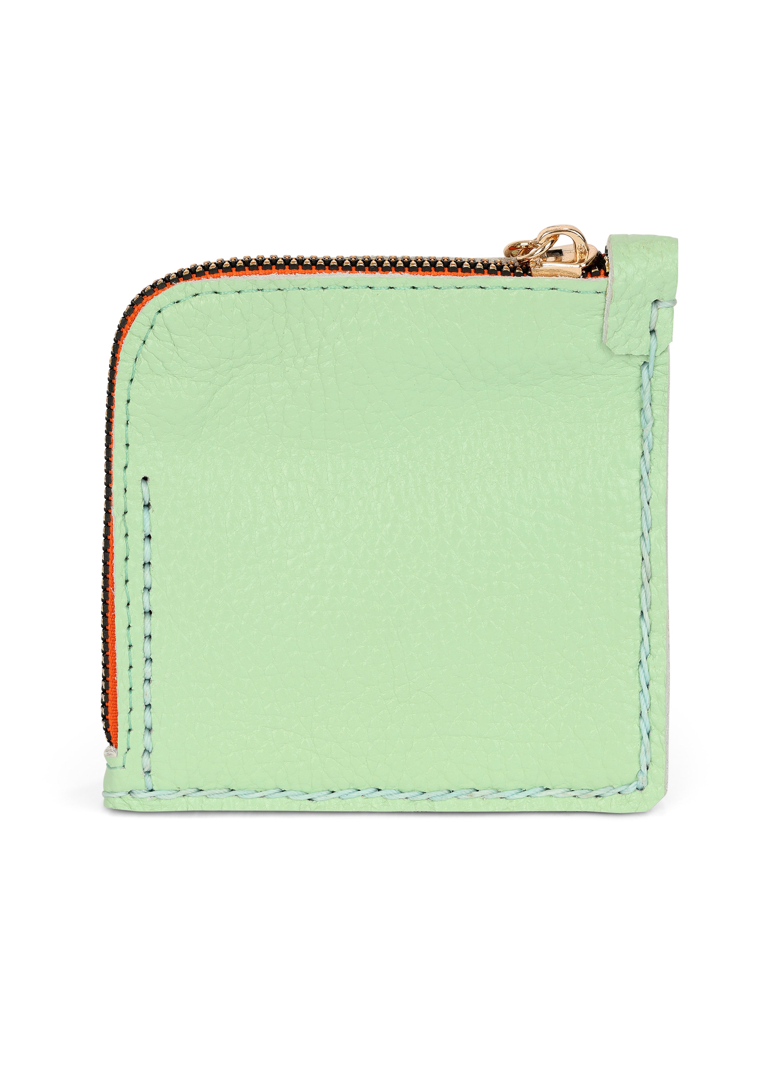 Jaguar Embroidered Zip Around Wallet Mint