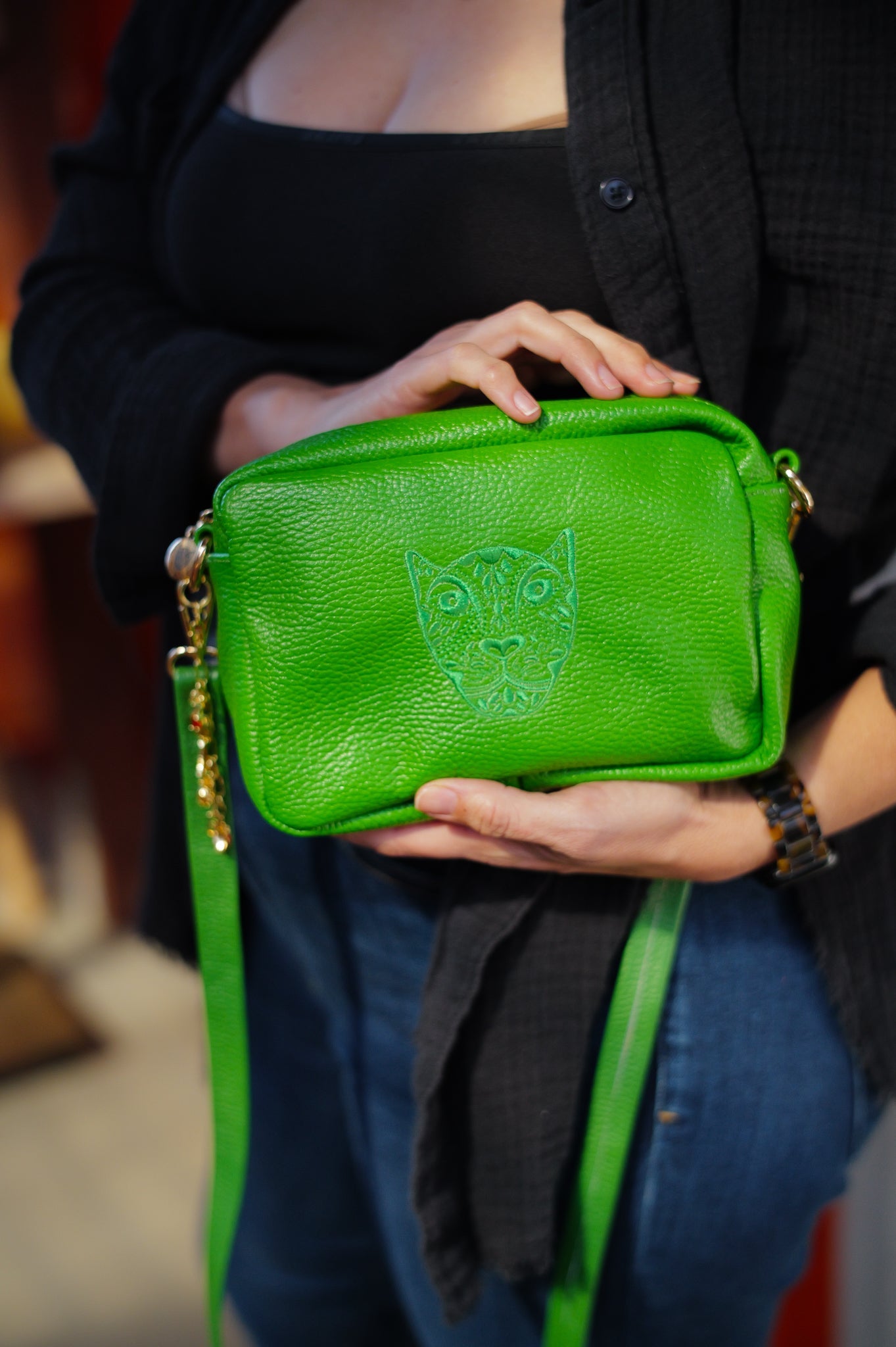 Jaguar Lucia Crossbody Green