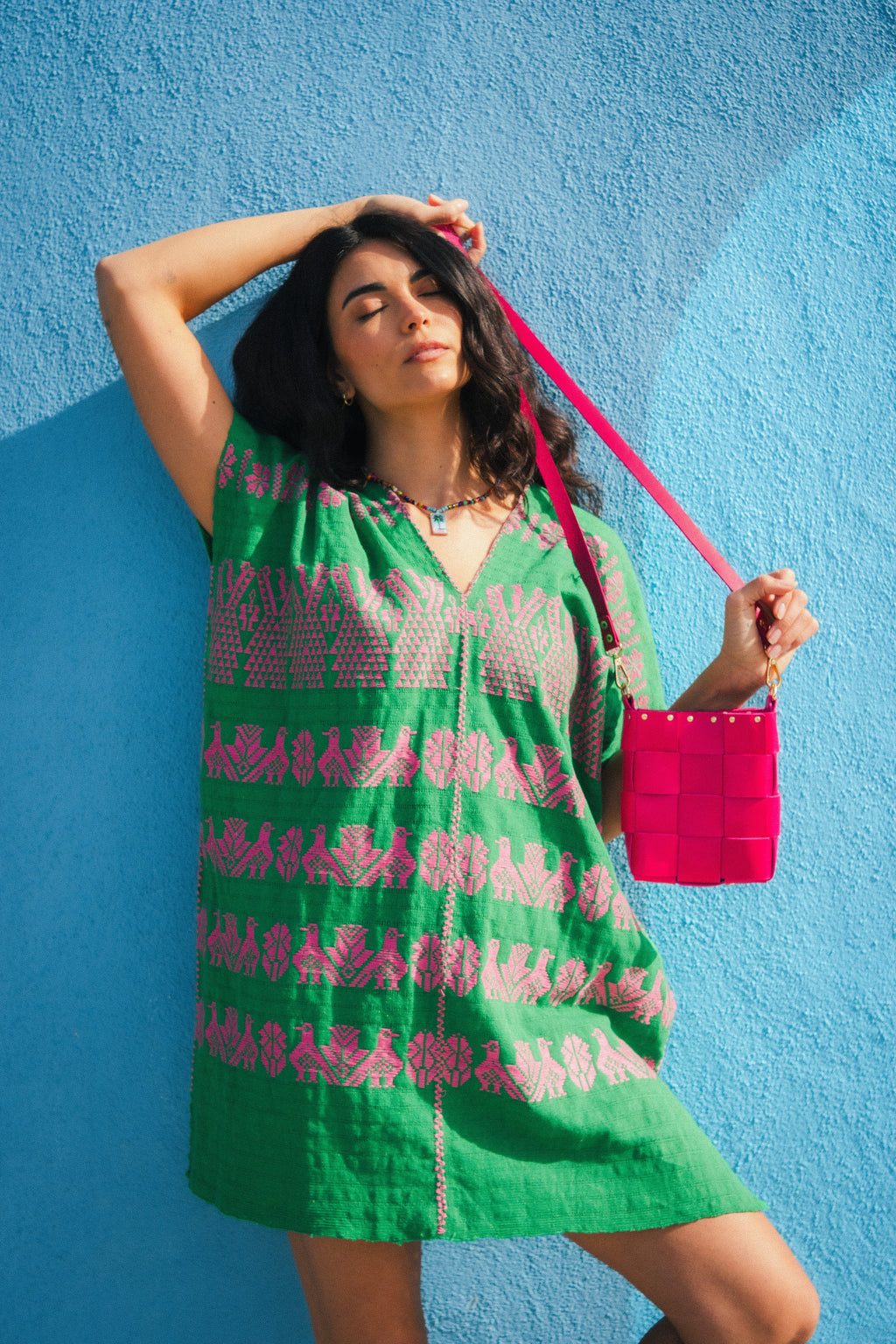 The Mini Tula Hot Pink