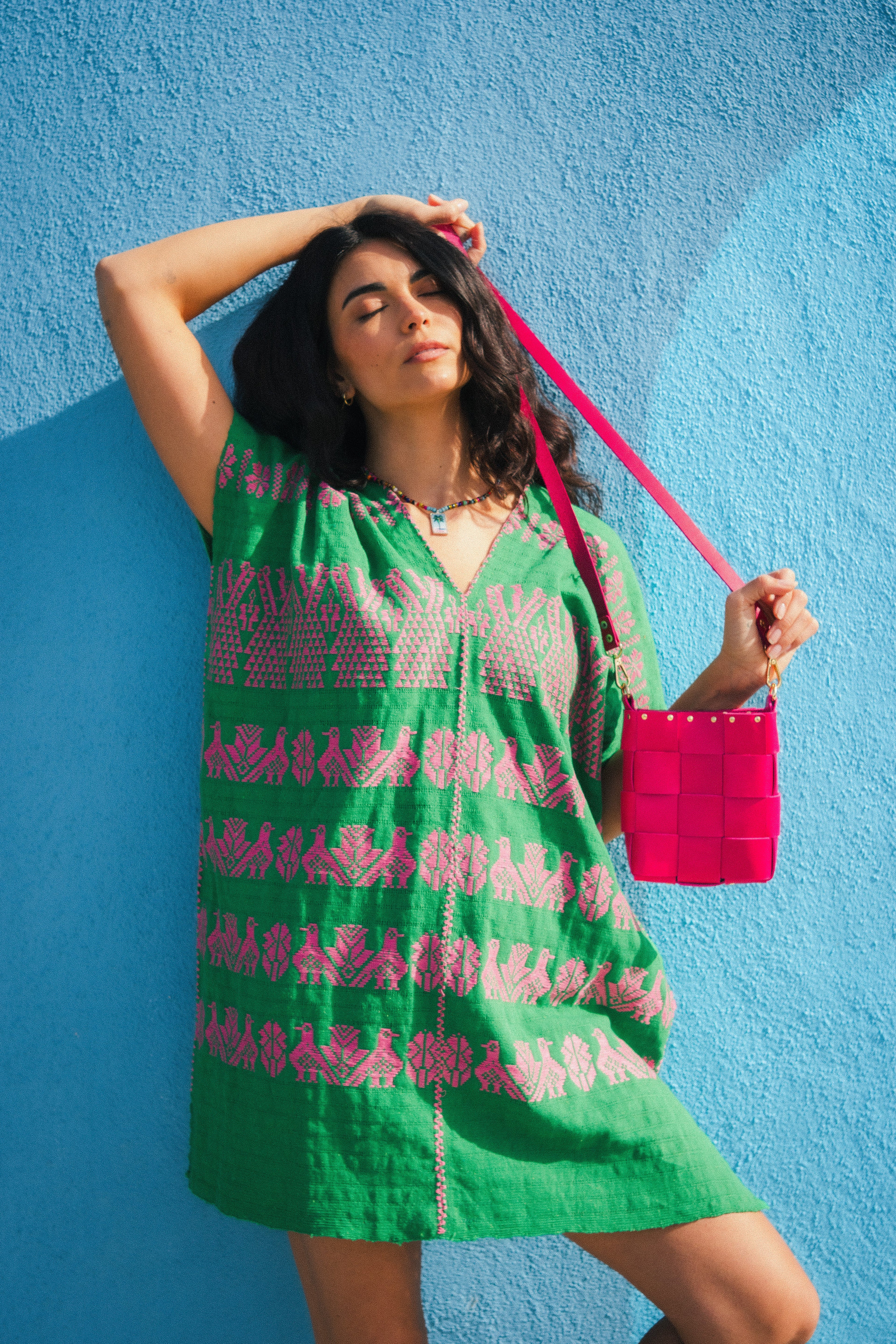 The Mini Tula Hot Pink
