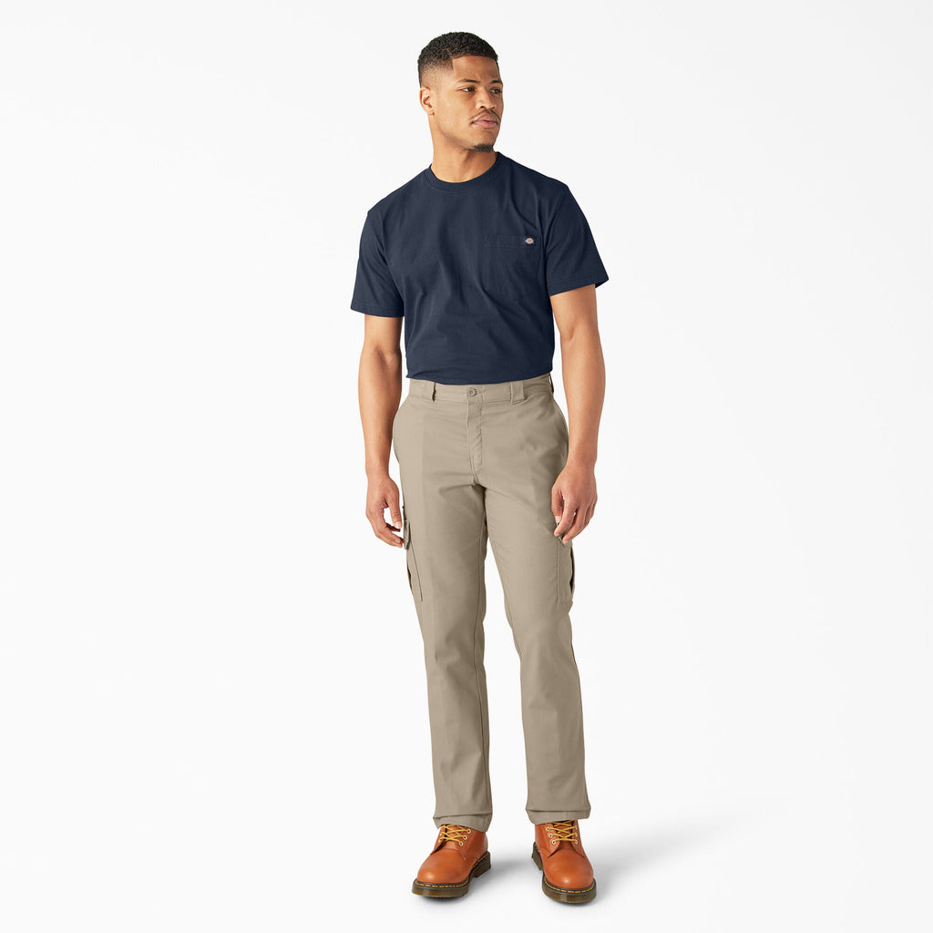 Dickies FLEX Regular Fit Cargo Pants Khaki DWP595