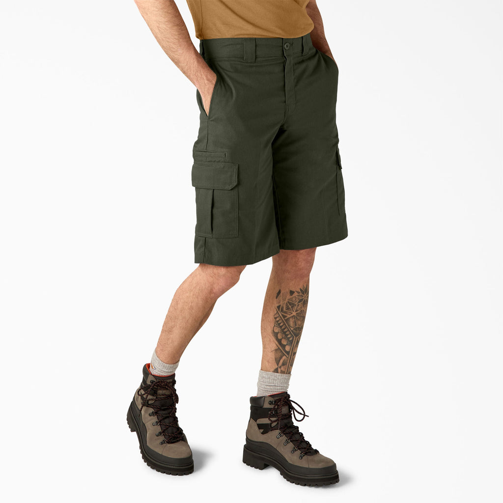 Dickiex FLEX Relaxed Fit Cargo Shorts, 13" A875N