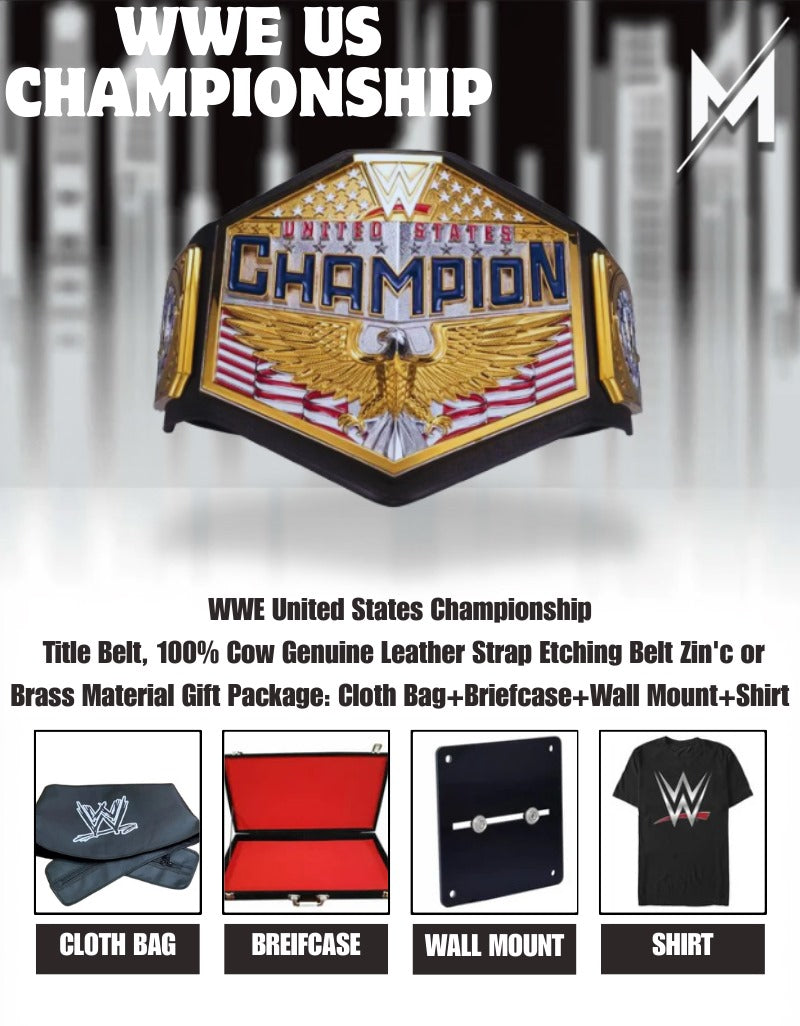 WWE United States Championship Replica Title Belt