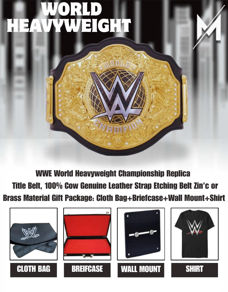 WWE World Heavyweight Championship Replica Title Belt