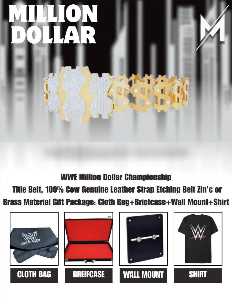 WWE Million Dollar Championship Replica Belt