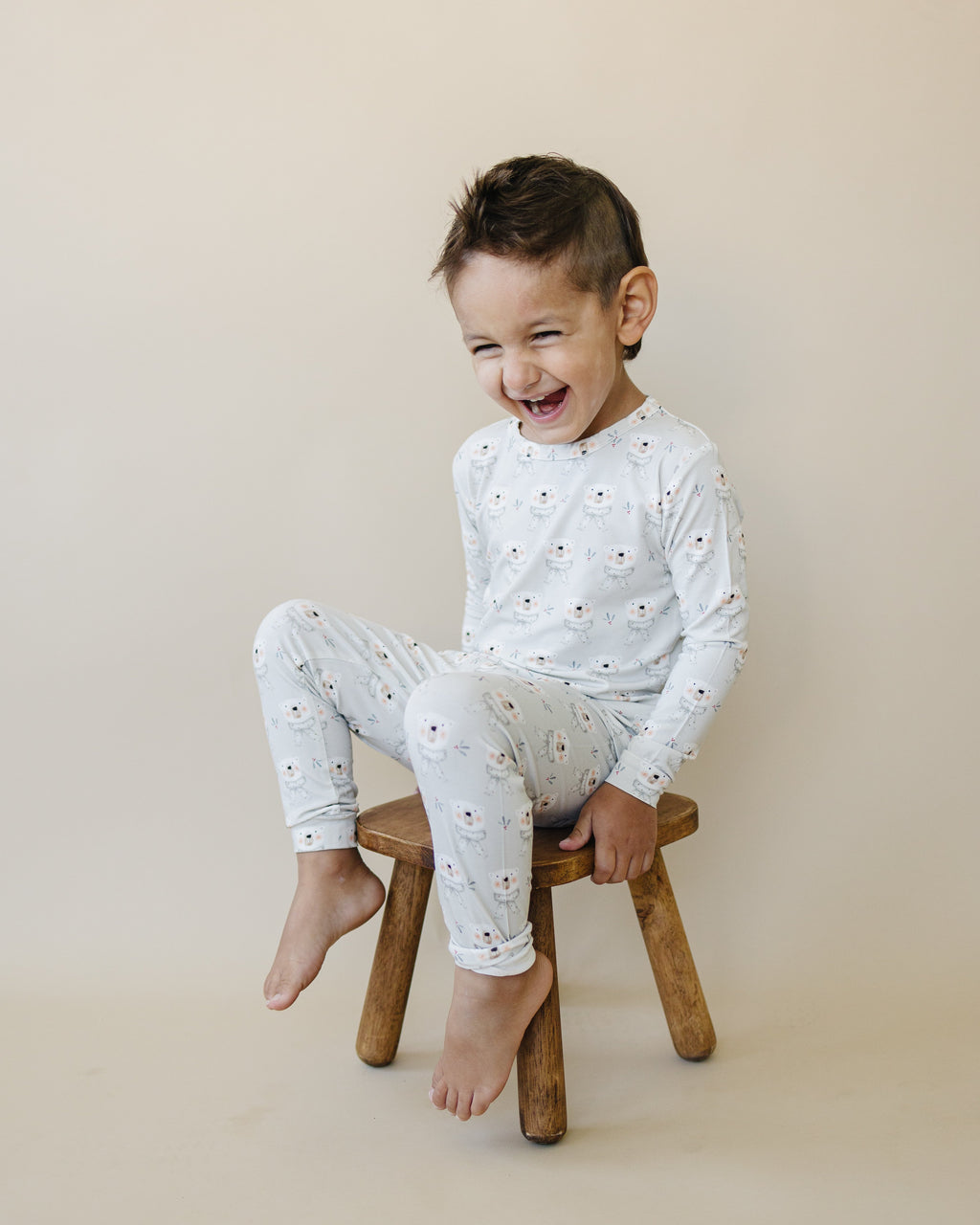 Polar Bear 2pc Bamboo Pajamas
