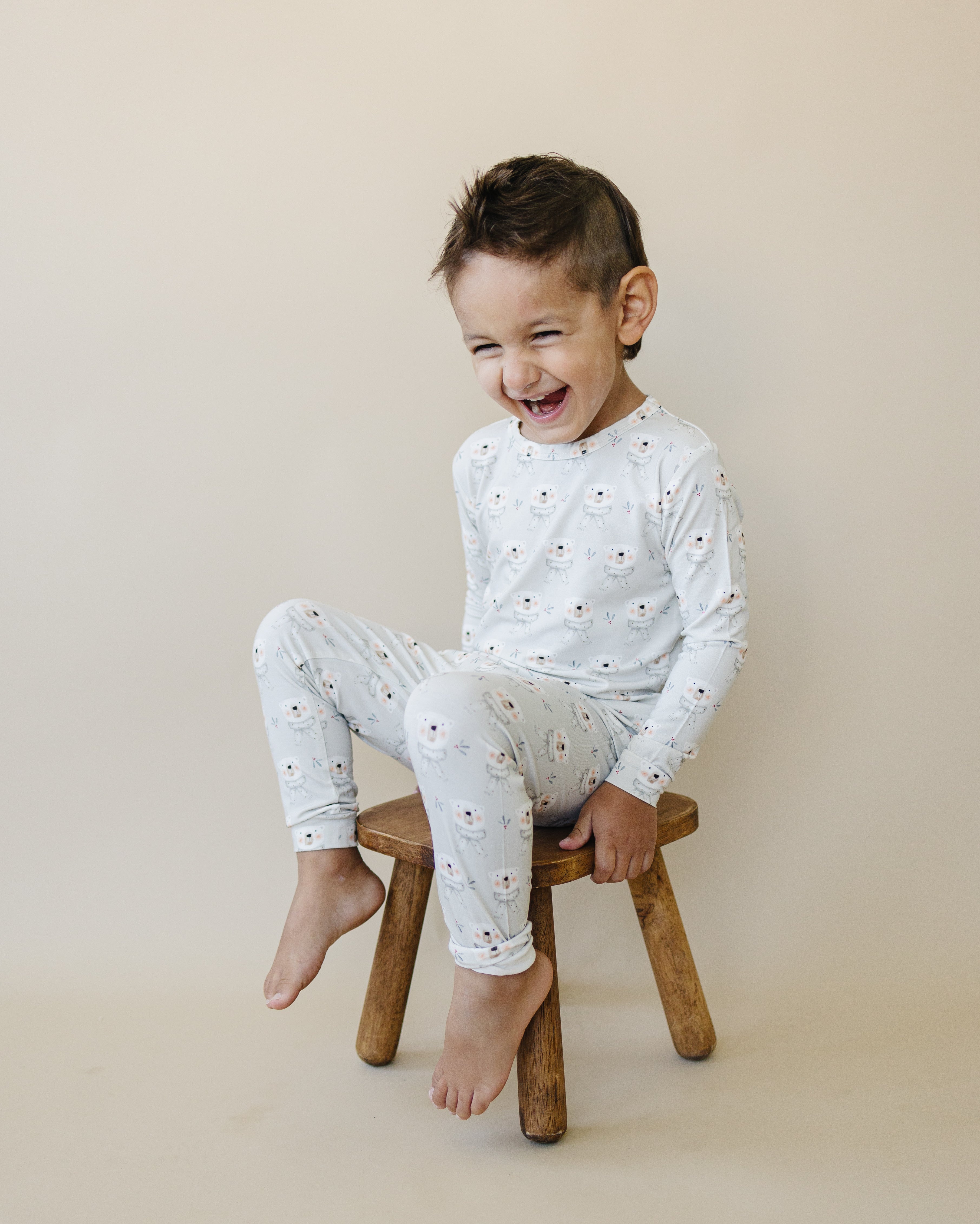 Polar Bear 2pc Bamboo Pajamas