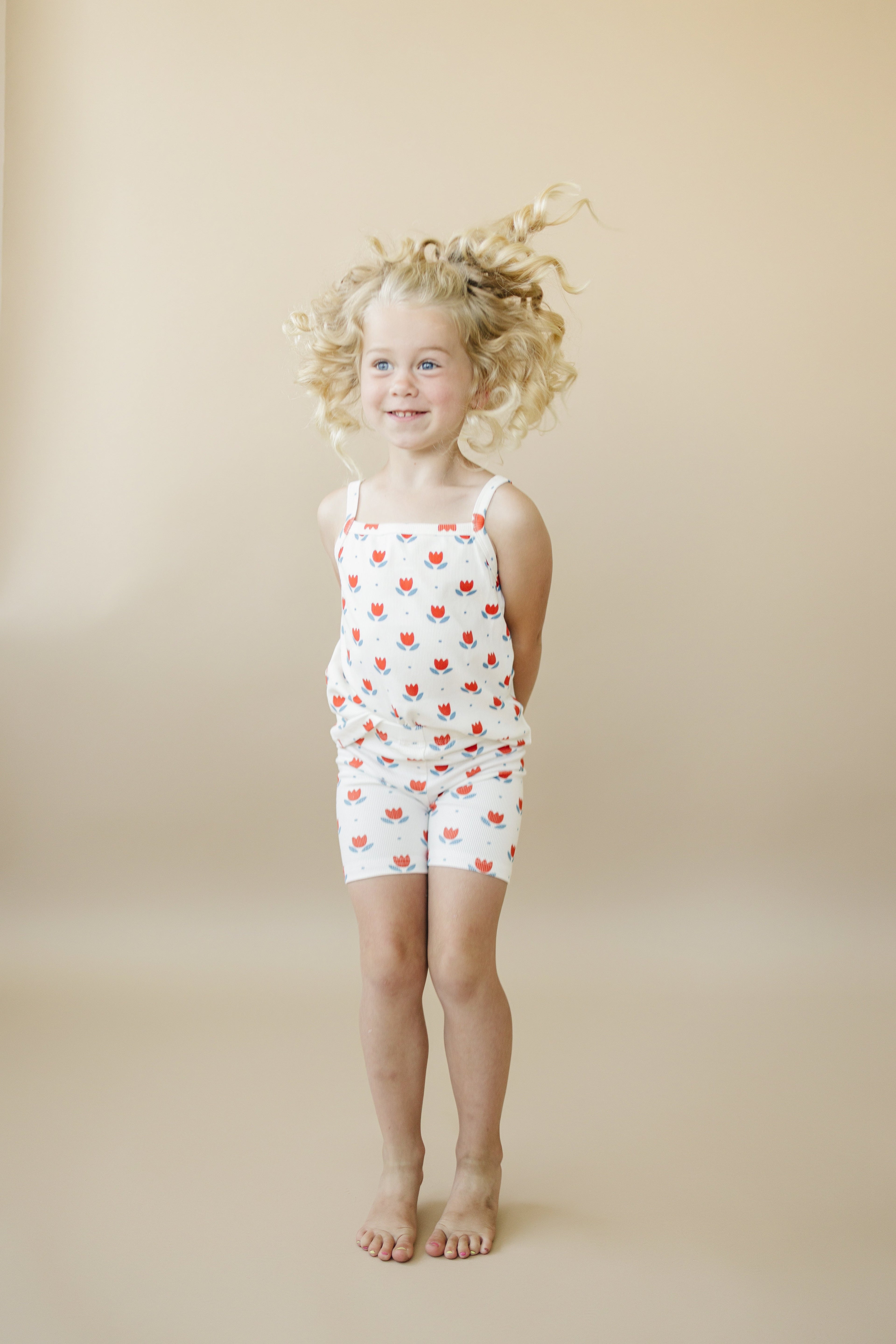 Red White & Blue Tulip Ribbed Bamboo 2pc Tank Set *Sizes 4T-6 left