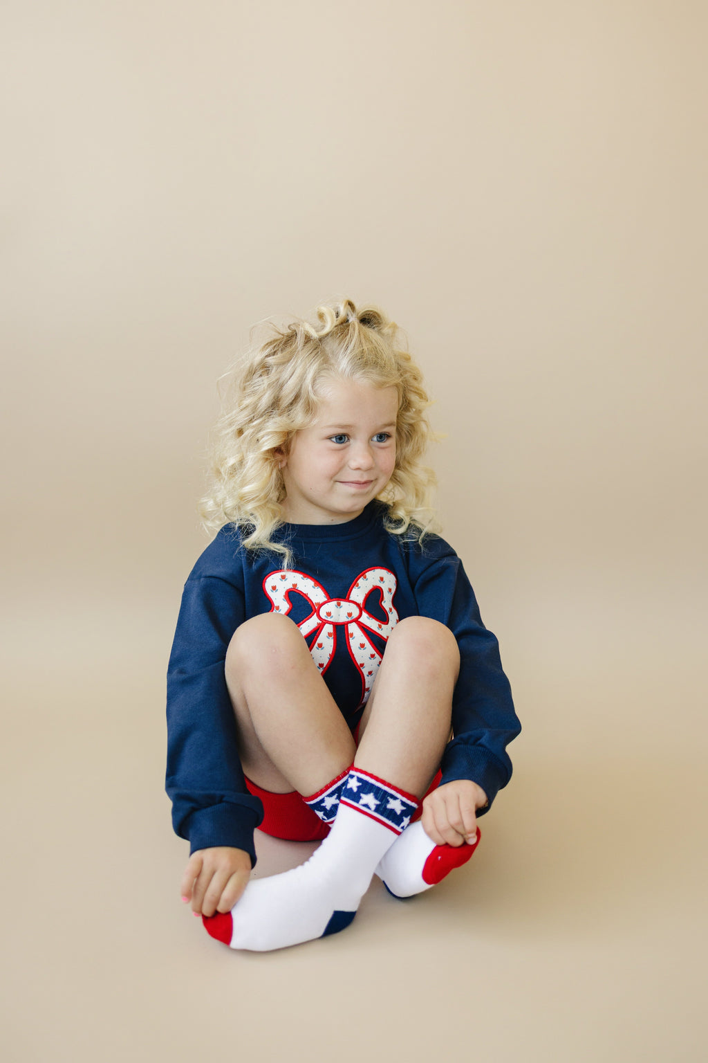 Stars and Stripes 4th of July Socks - Infant, Toddler, Youth & Adult Sizes