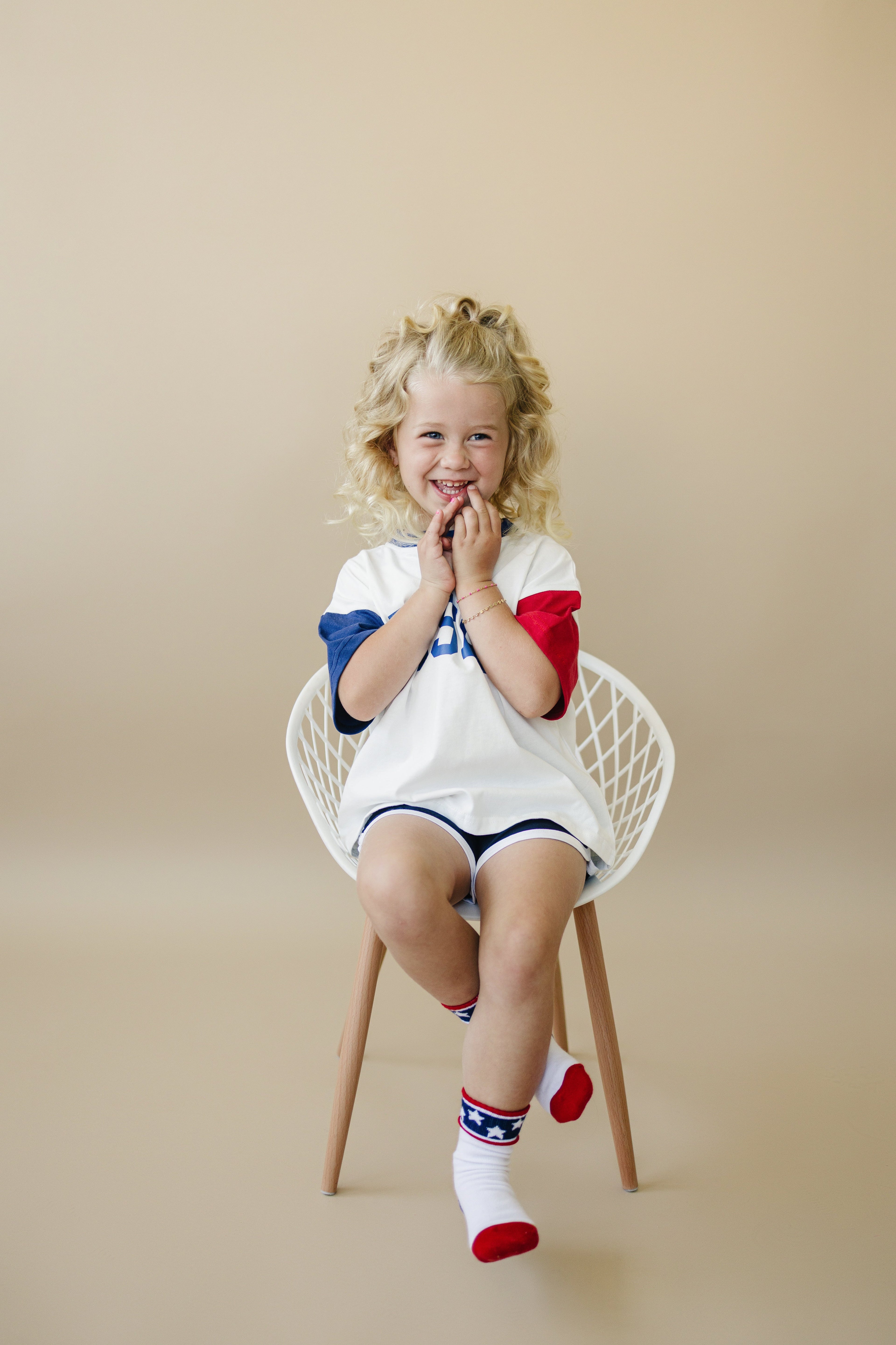 USA Colorblock Tee - Oversized or Regular Fit