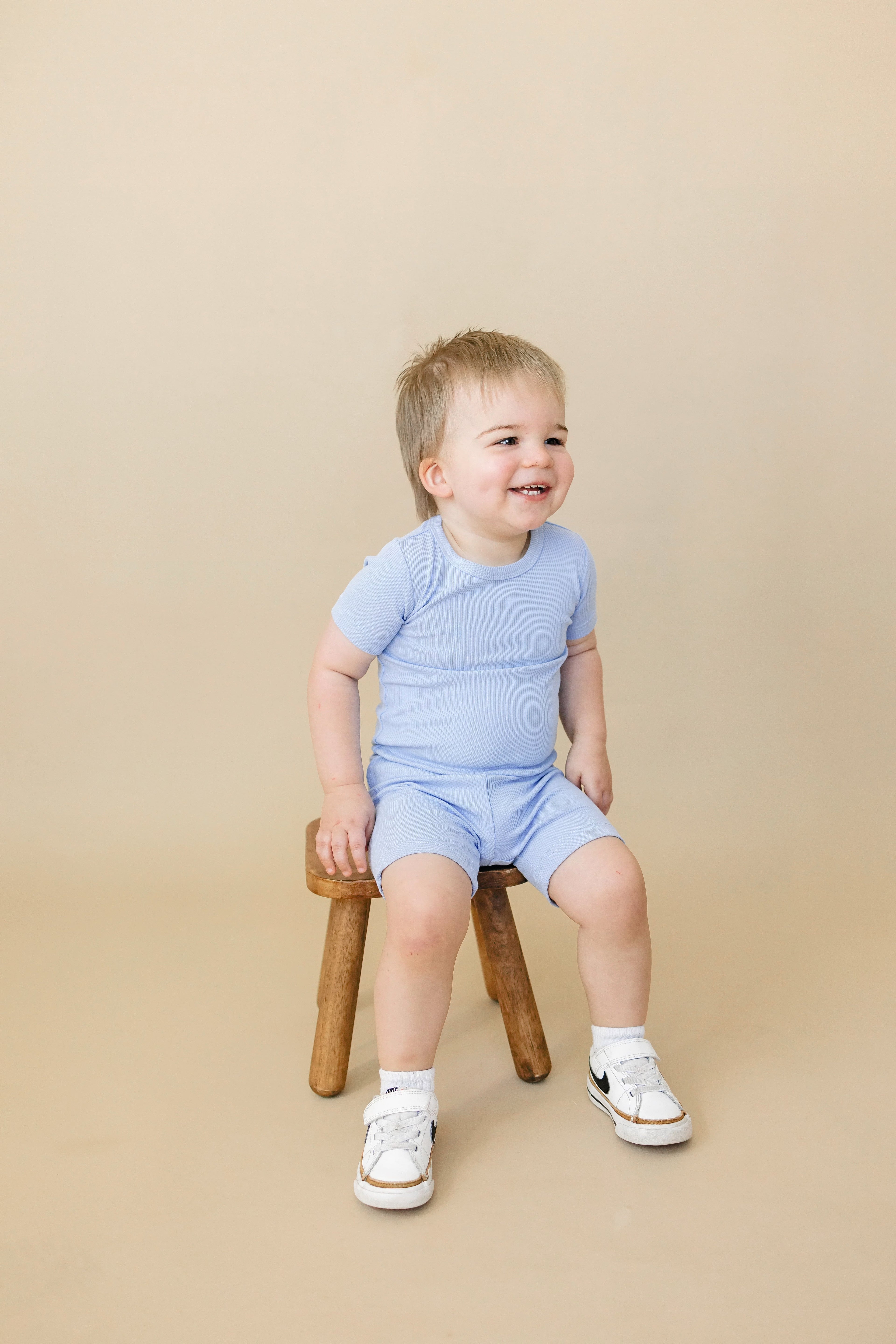 Solid Ribbed Bamboo 2pc Pajamas - more colors