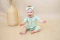 Solid Ribbed Bamboo Shorty Romper (0-3m to 4T)  - more colors