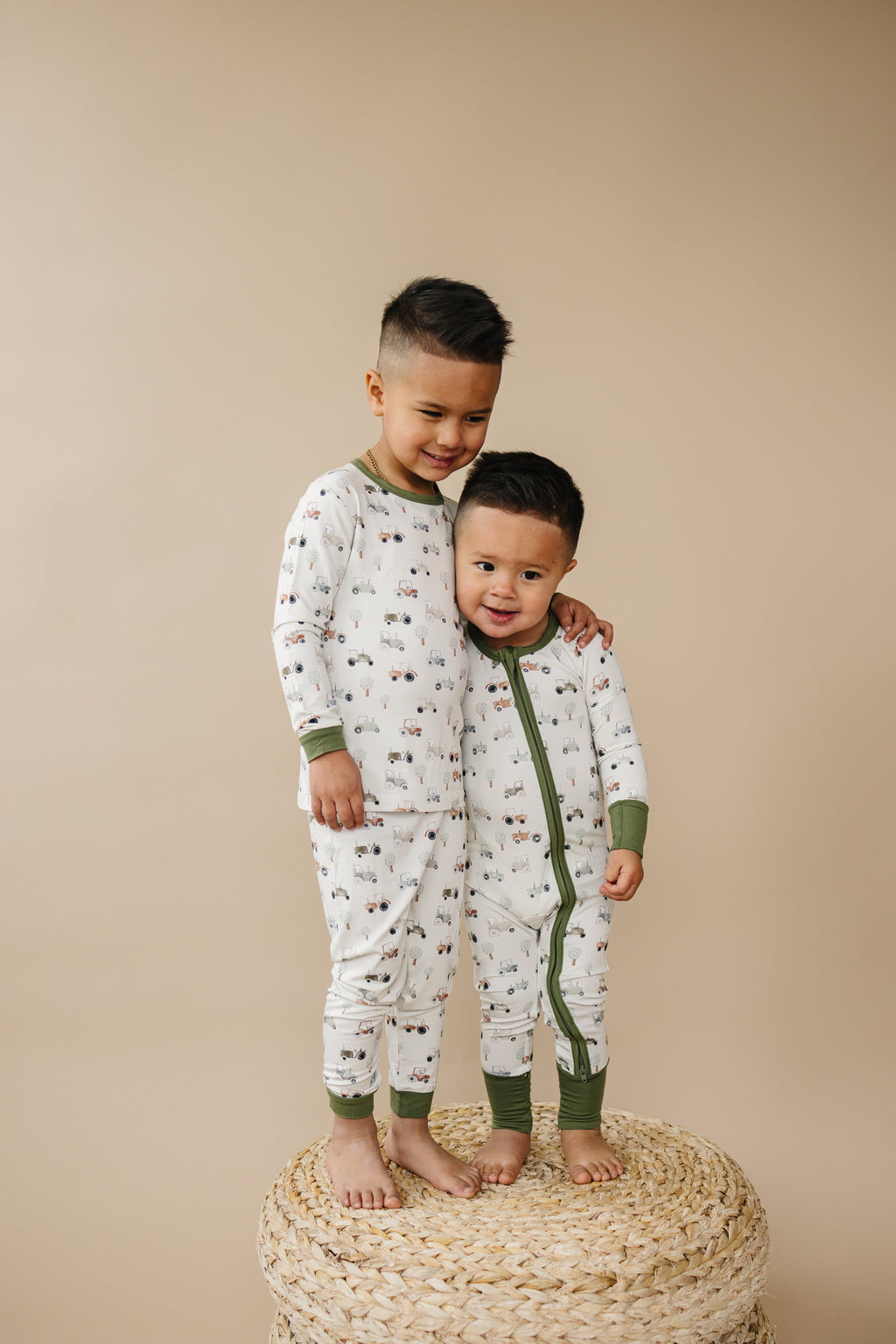 Tiny Tractors 2pc Bamboo Pajamas