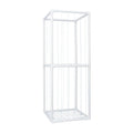 Stuffed Animal Storage PVC Plush Organizer Shelf Plush Stuffed Animal Holder Standing Kids Toy Storage Cage with Elastic Band for Nursery Play Room Be