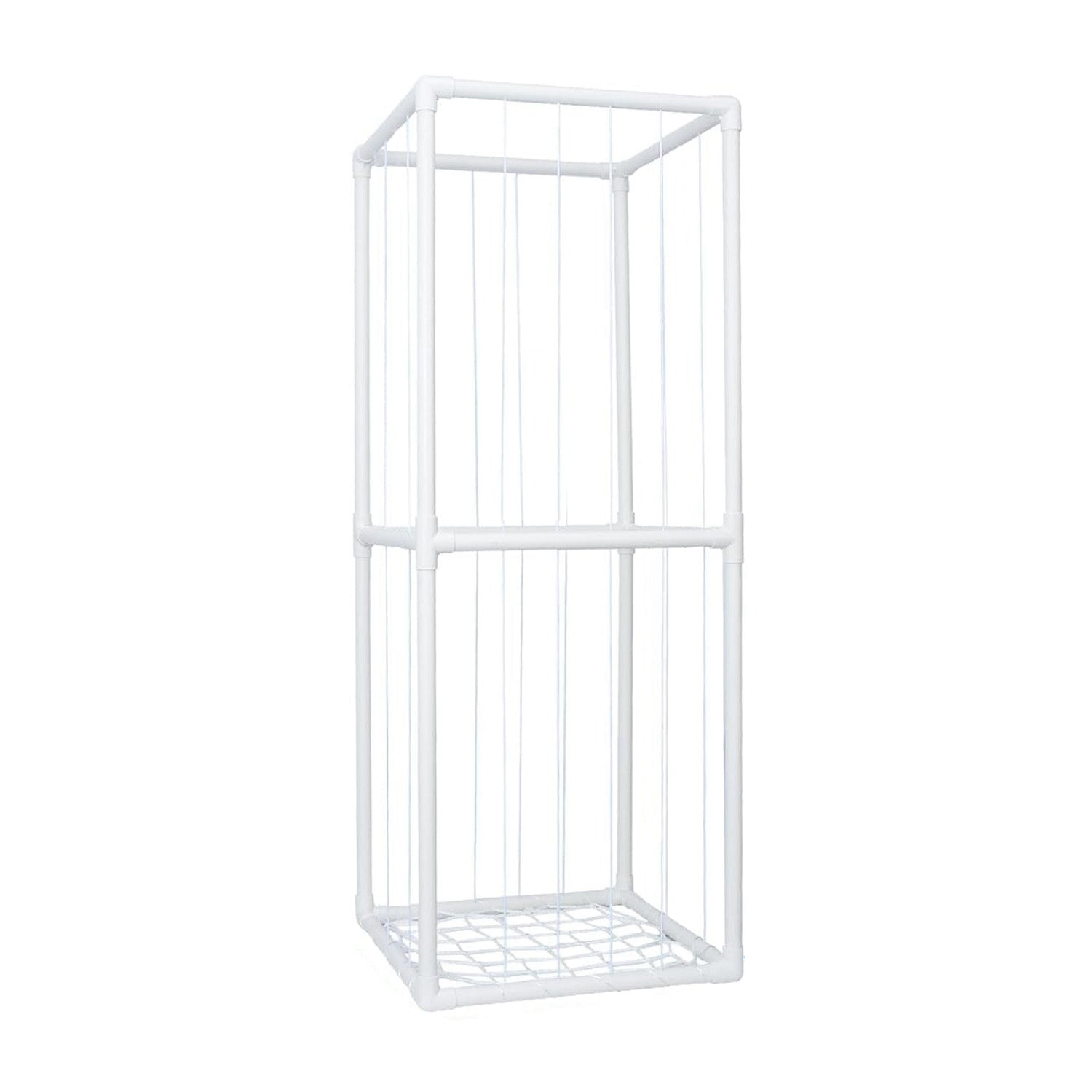 Stuffed Animal Storage PVC Plush Organizer Shelf Plush Stuffed Animal Holder Standing Kids Toy Storage Cage with Elastic Band for Nursery Play Room Be