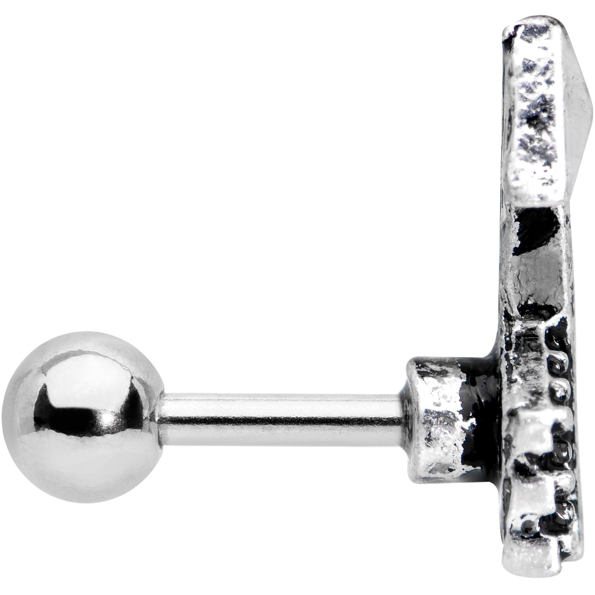16G 1/4 Straight Arrow Cartilage Tragus Earring