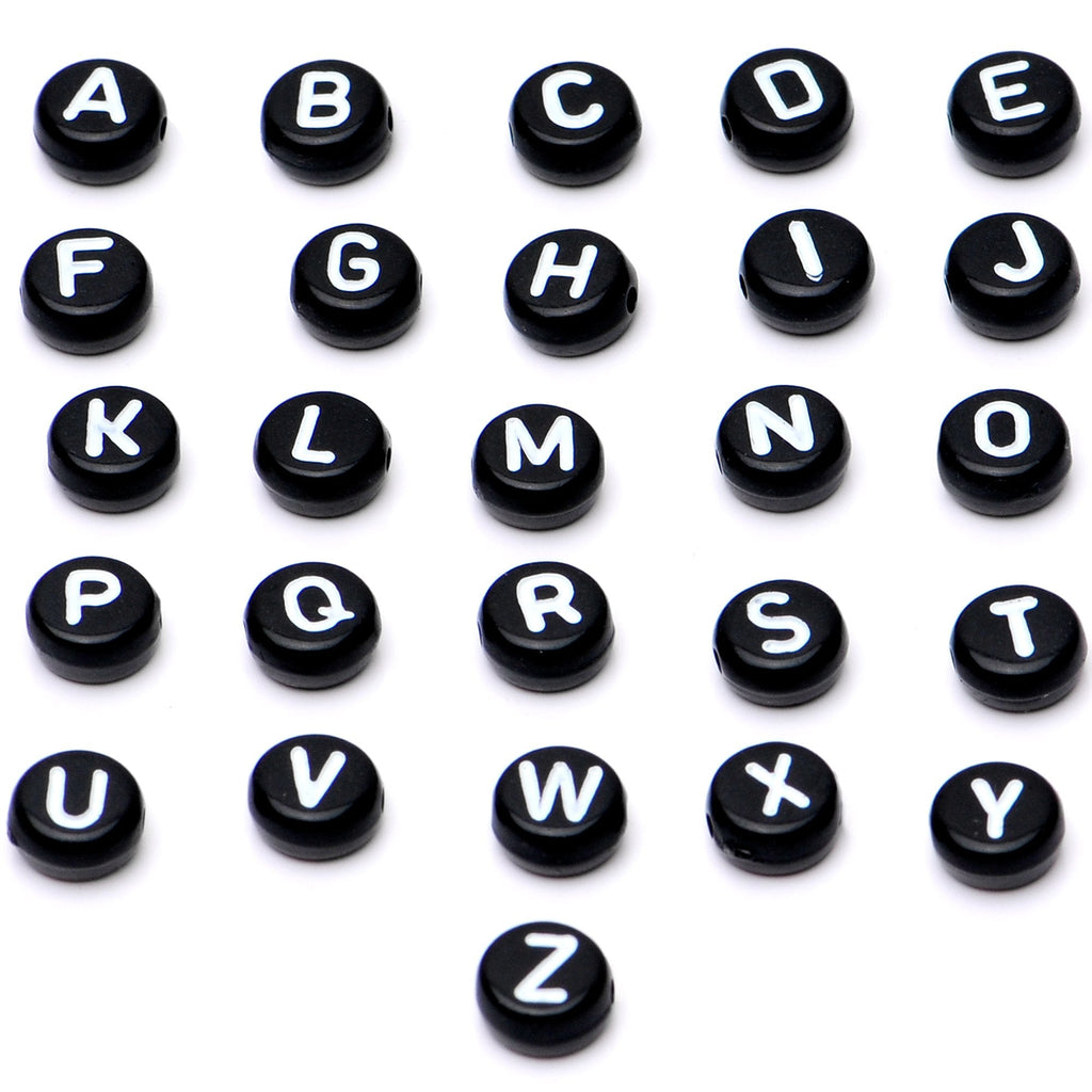 Handmade Custom Black Personalized Name Dangle Industrial Barbell 40mm