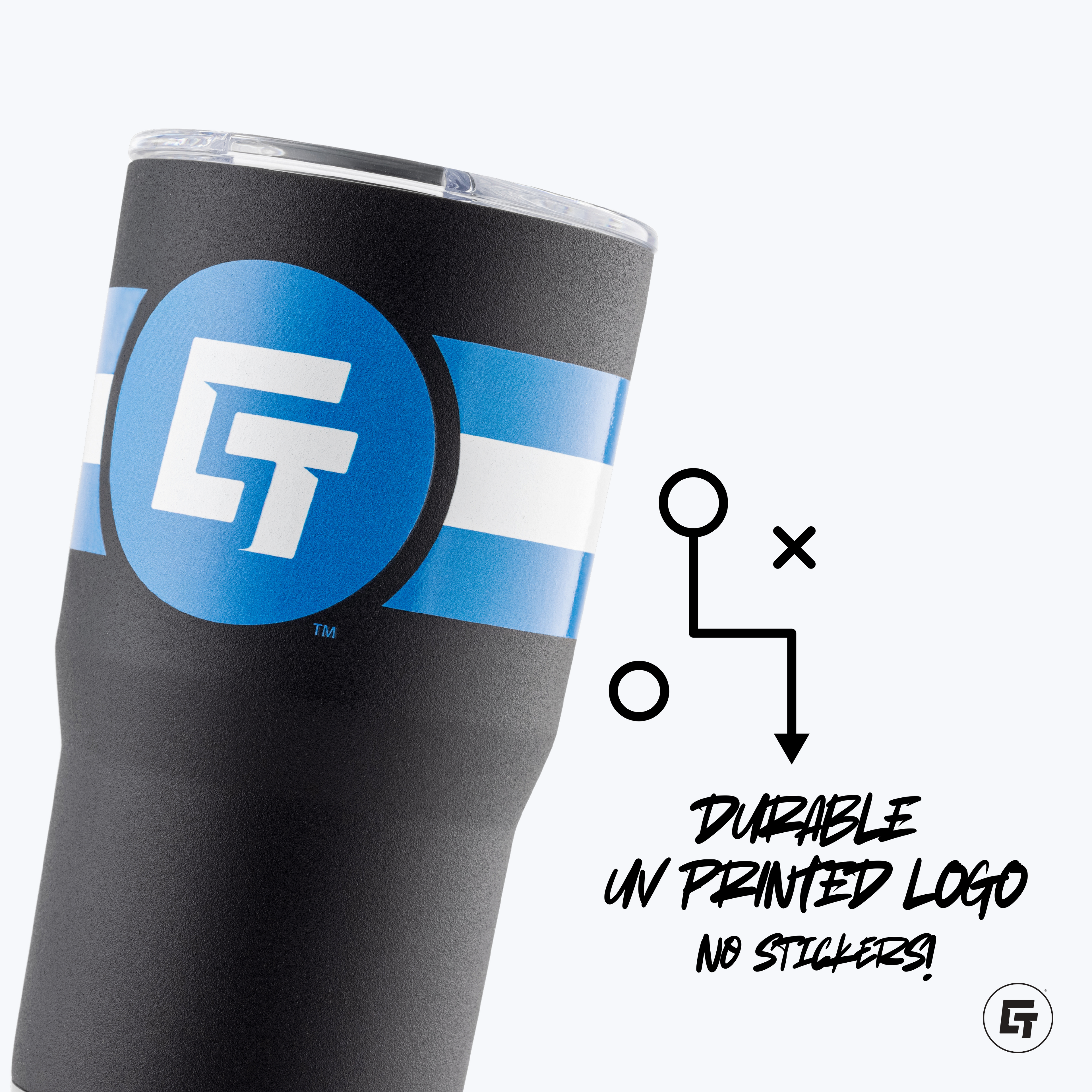 Virginia Cutters 20oz Black Tumbler