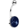 Zodiac Constellation Pisces Belly Ring