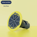 Whirlpool drain-yellow blue-1 piece