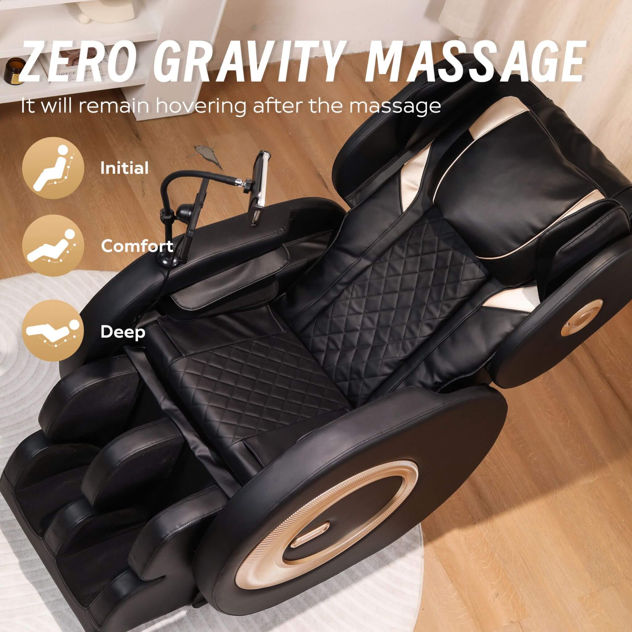 Airvana Tranquil Automatic Zero Gravity Massage Recliner Chair With Full Body Air Pressure (SAK76018)