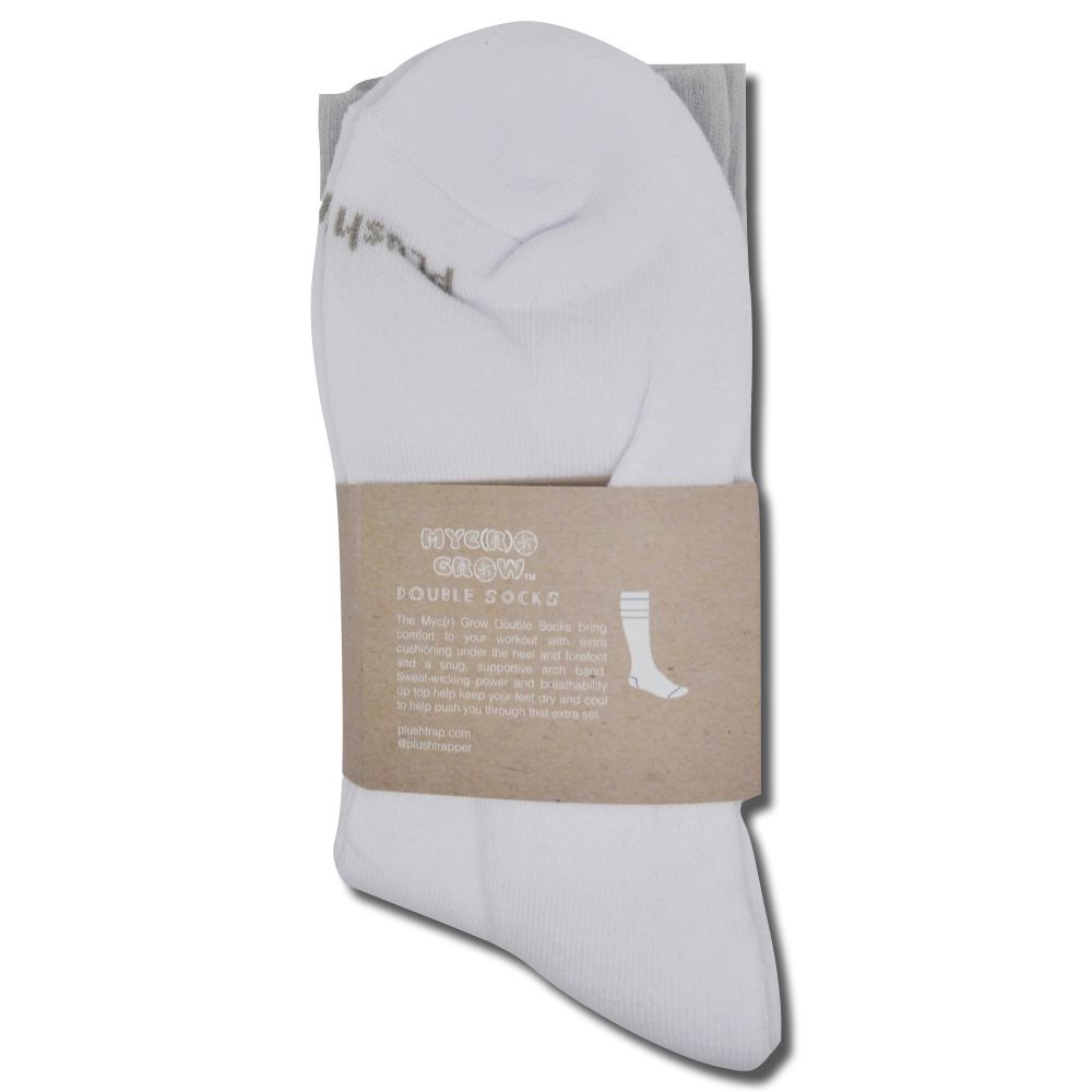 APE Myc(r)o Grow Double Socks – Albino Penis Envy Mushroom Socks | 100% Cotton Crew Socks