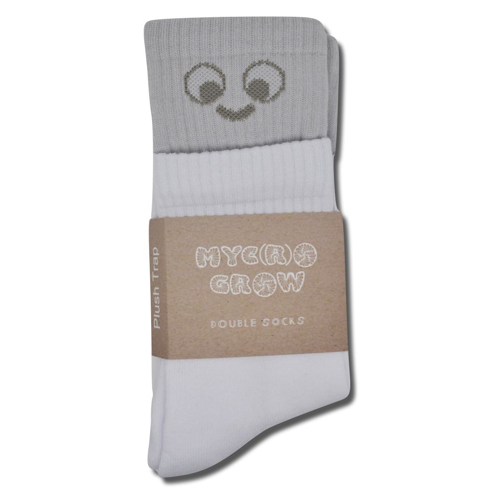 APE Myc(r)o Grow Double Socks – Albino Penis Envy Mushroom Socks | 100% Cotton Crew Socks