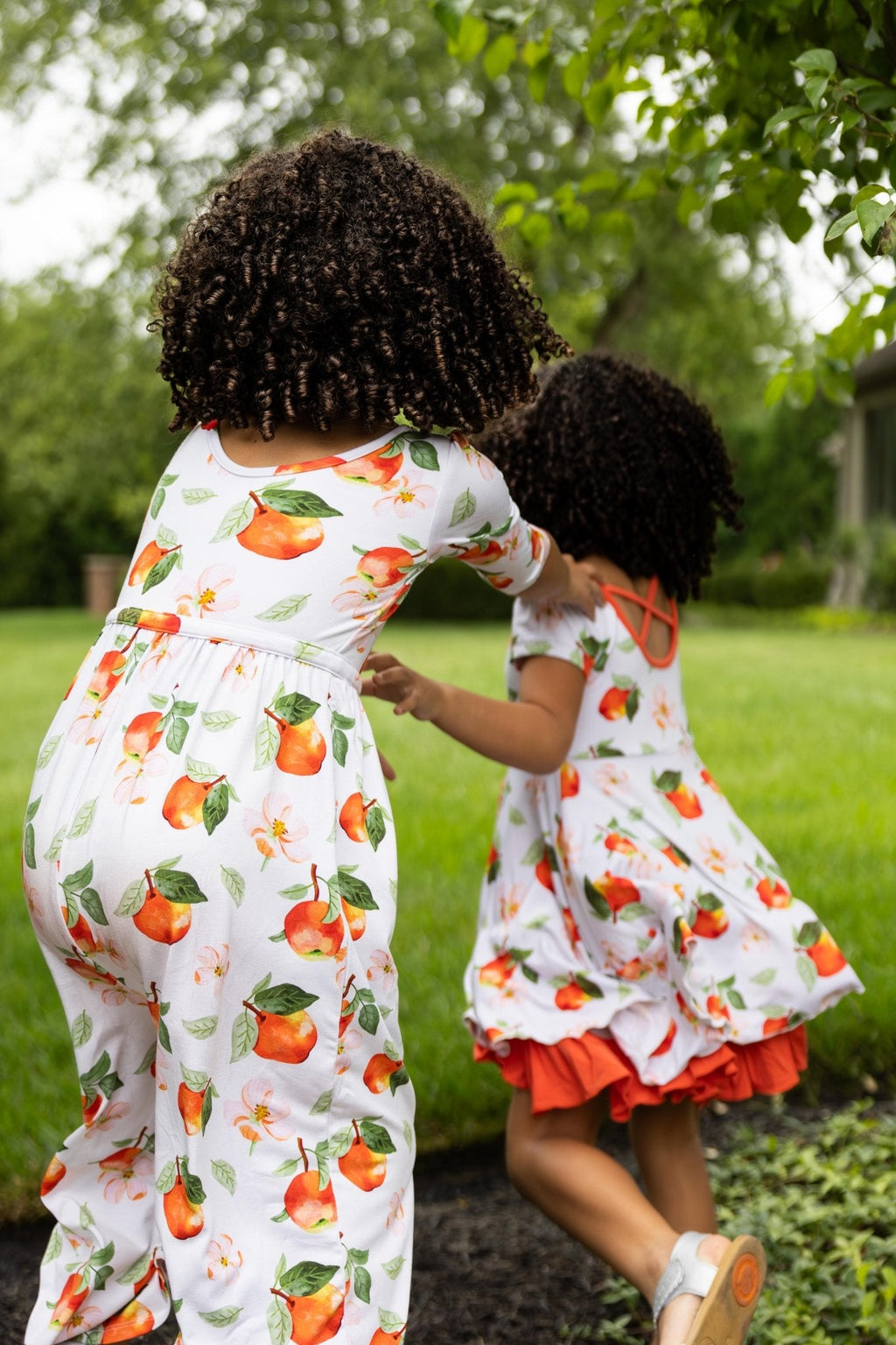 Awesome Apples Wide Leg Romper
