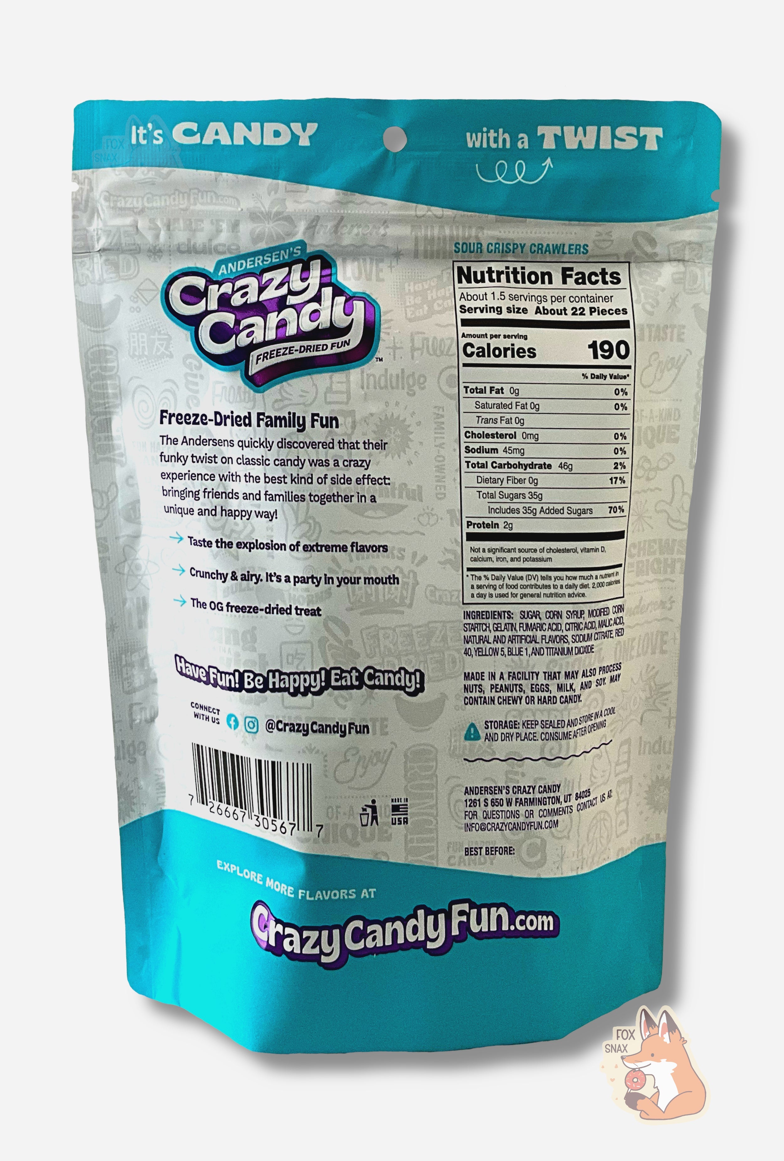 Andersen's Sour Crispy Crawlers