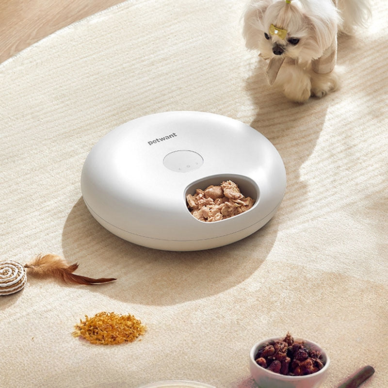 Smart App-Remote Freeze-Dried Snack Can Cat Automatic Feeder