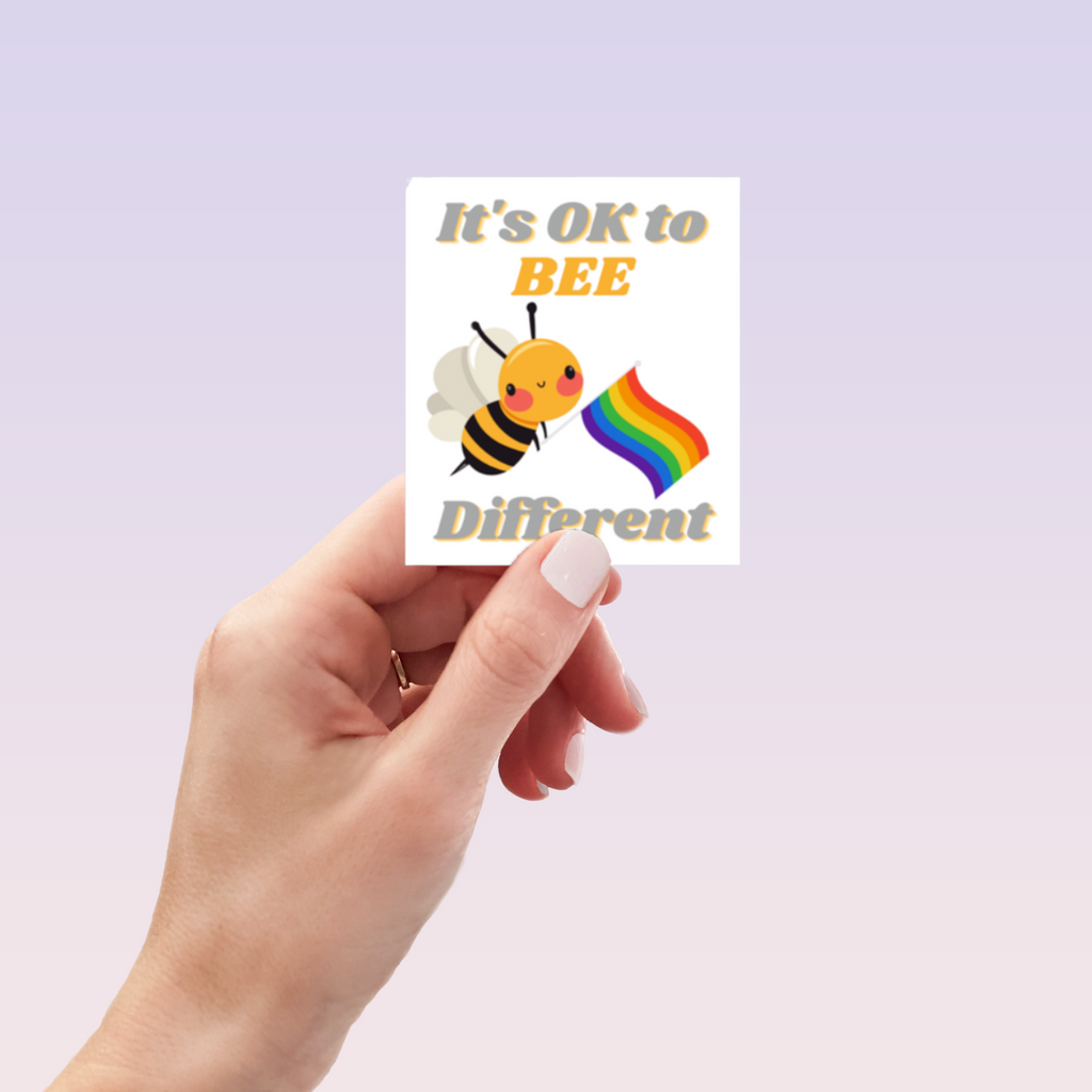 Bee Different Sticker