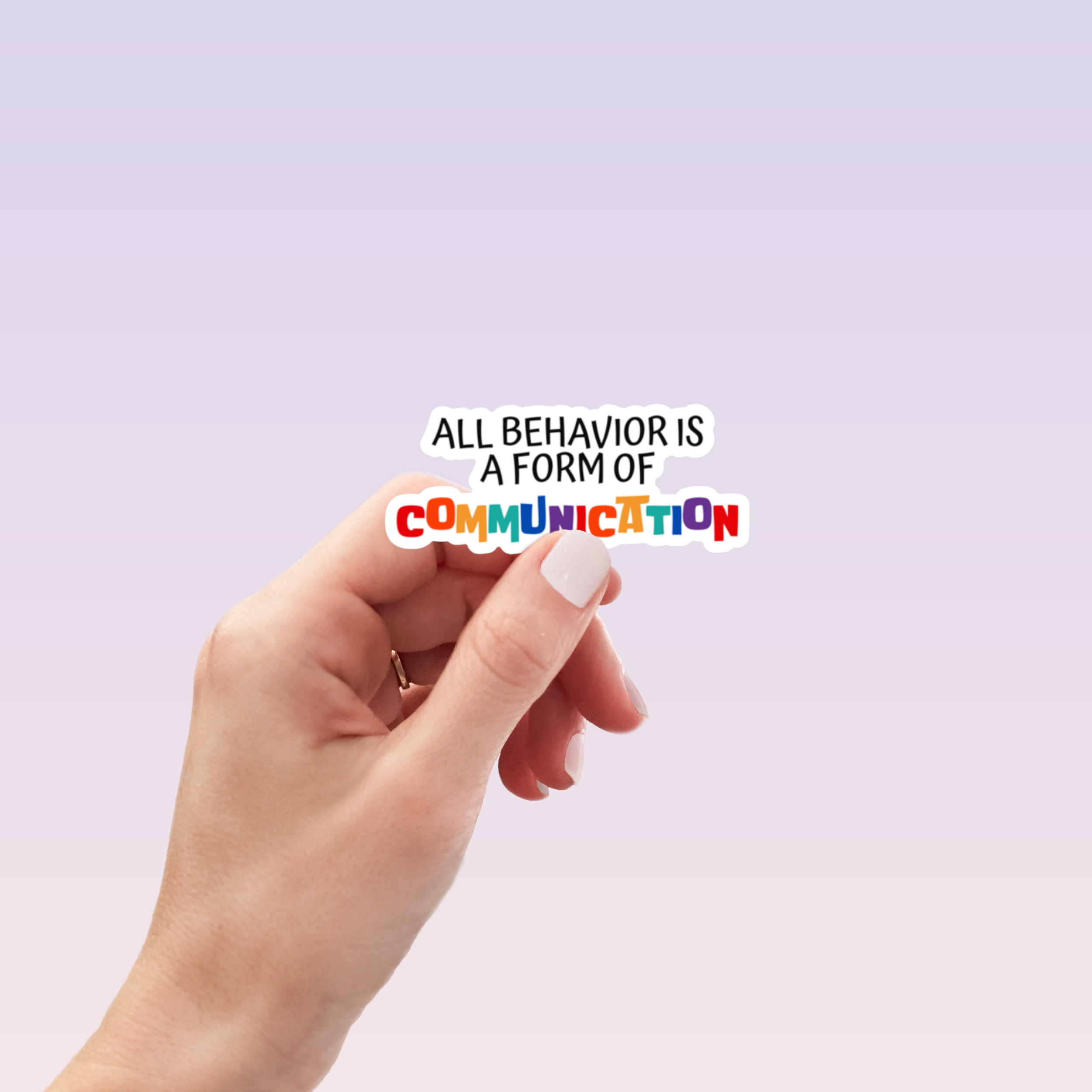 Behavior Communication Sticker