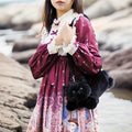 Black Cat Plush Purse – Kawaii Bag for Girls & Teens
