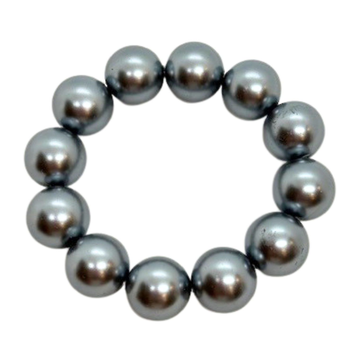 Grey Bubble Pearl Bracelet