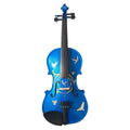 Bird Heaven Metallic Violin Outfit | Iridescent Metallic Bird Design & Crystal Tuners