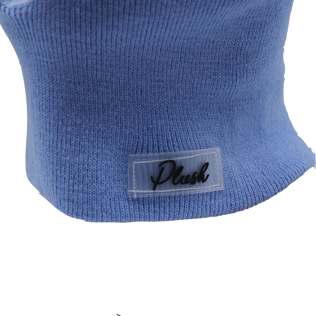 Blue Bunski 3-Hole Balaclava – Baby Blue Bunny Ear Ski Mask for Kawaii Fashion & Winter Sports