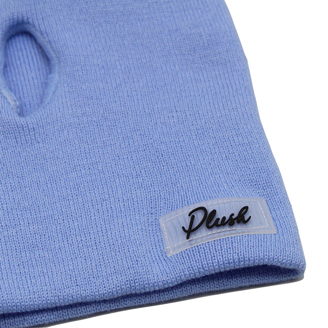 Blue Bunski 3-Hole Balaclava – Baby Blue Bunny Ear Ski Mask for Kawaii Fashion & Winter Sports