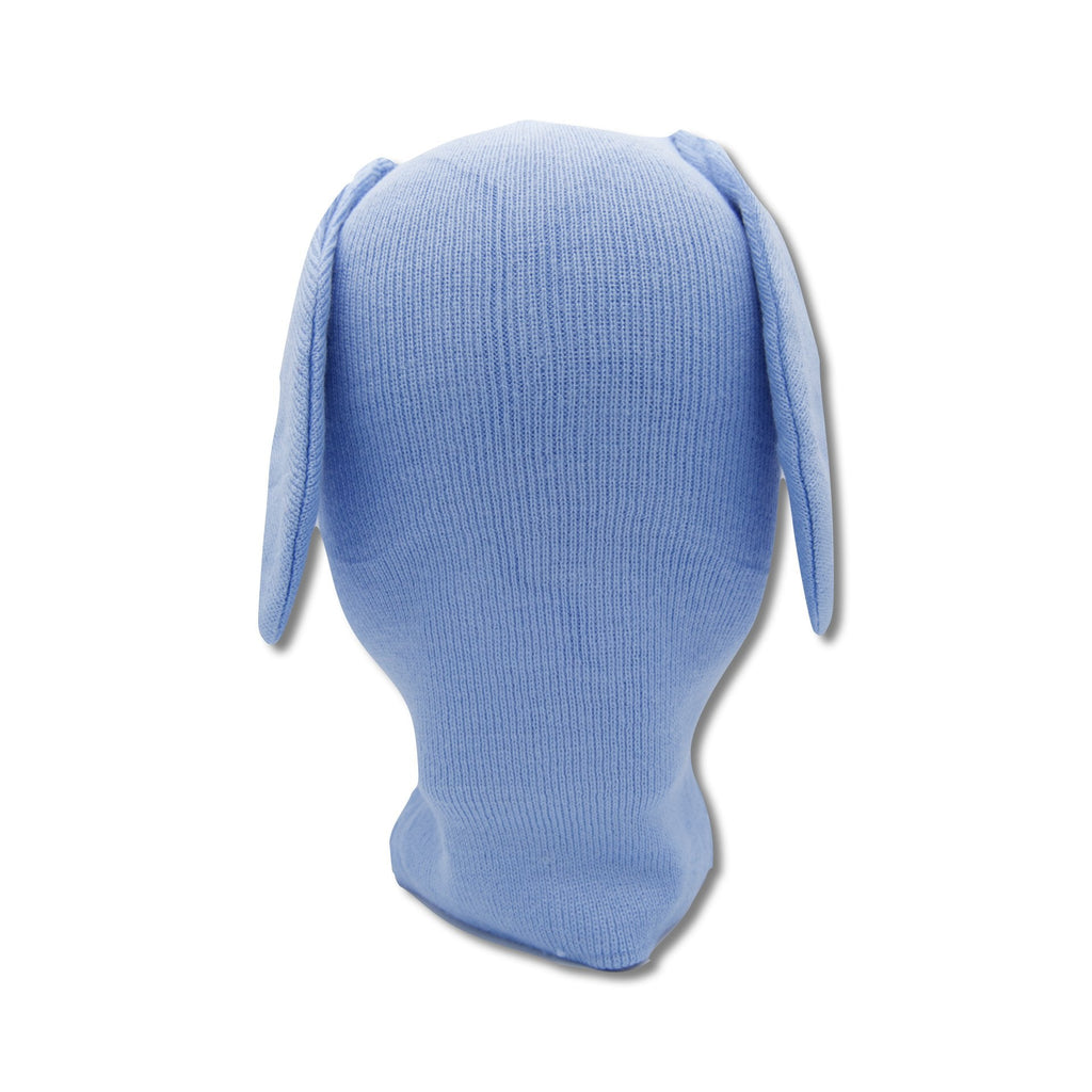 Blue Bunski 3-Hole Balaclava – Baby Blue Bunny Ear Ski Mask for Kawaii Fashion & Winter Sports
