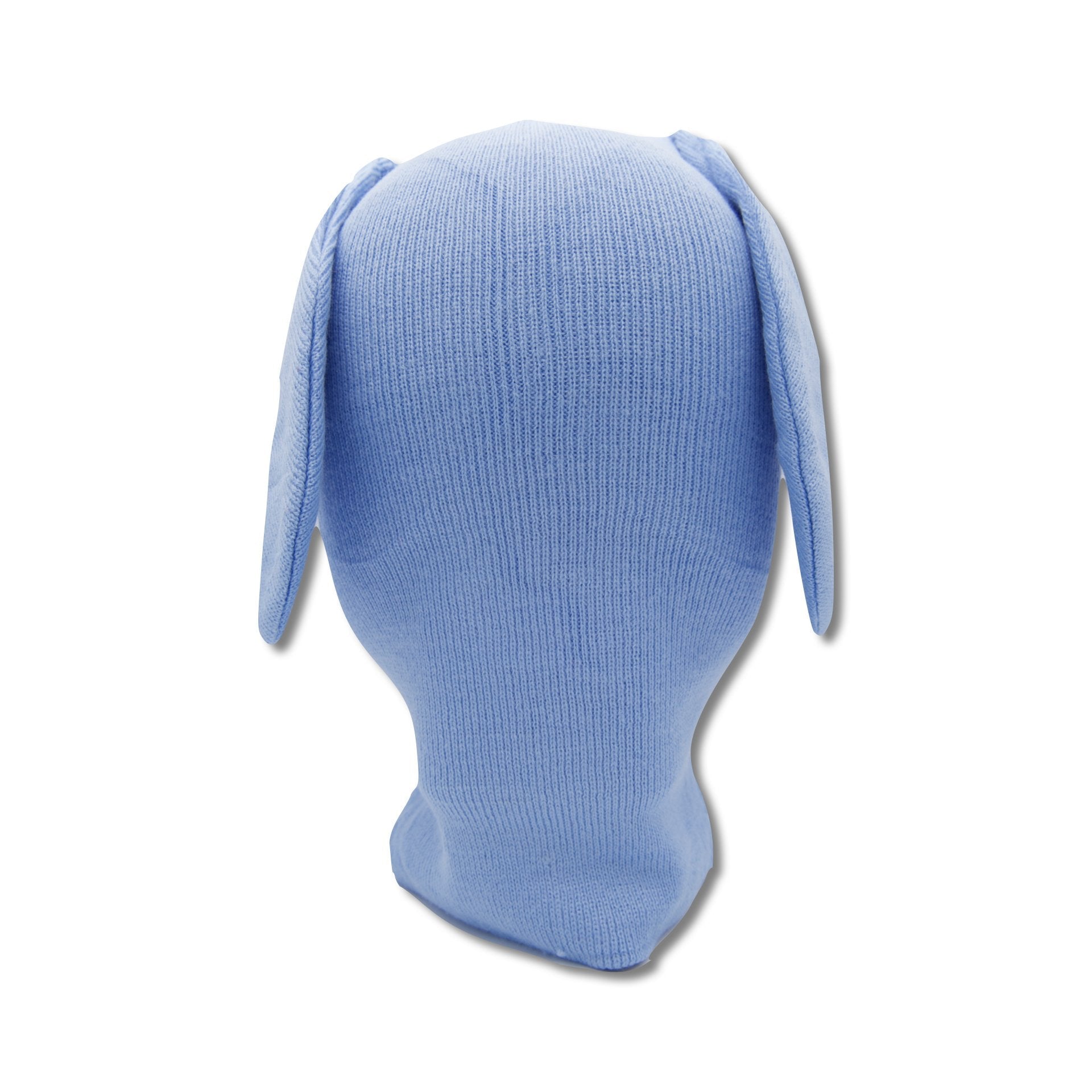 Blue Bunski 3-Hole Balaclava – Baby Blue Bunny Ear Ski Mask for Kawaii Fashion & Winter Sports