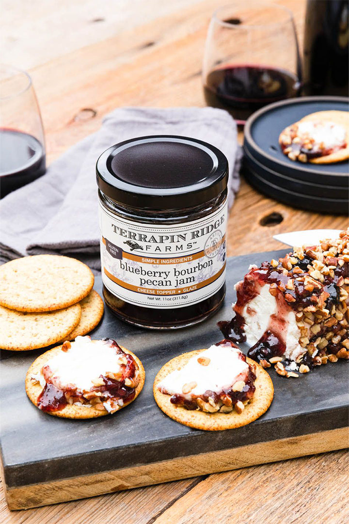 Blueberry Bourbon Pecan Jam - 5 oz