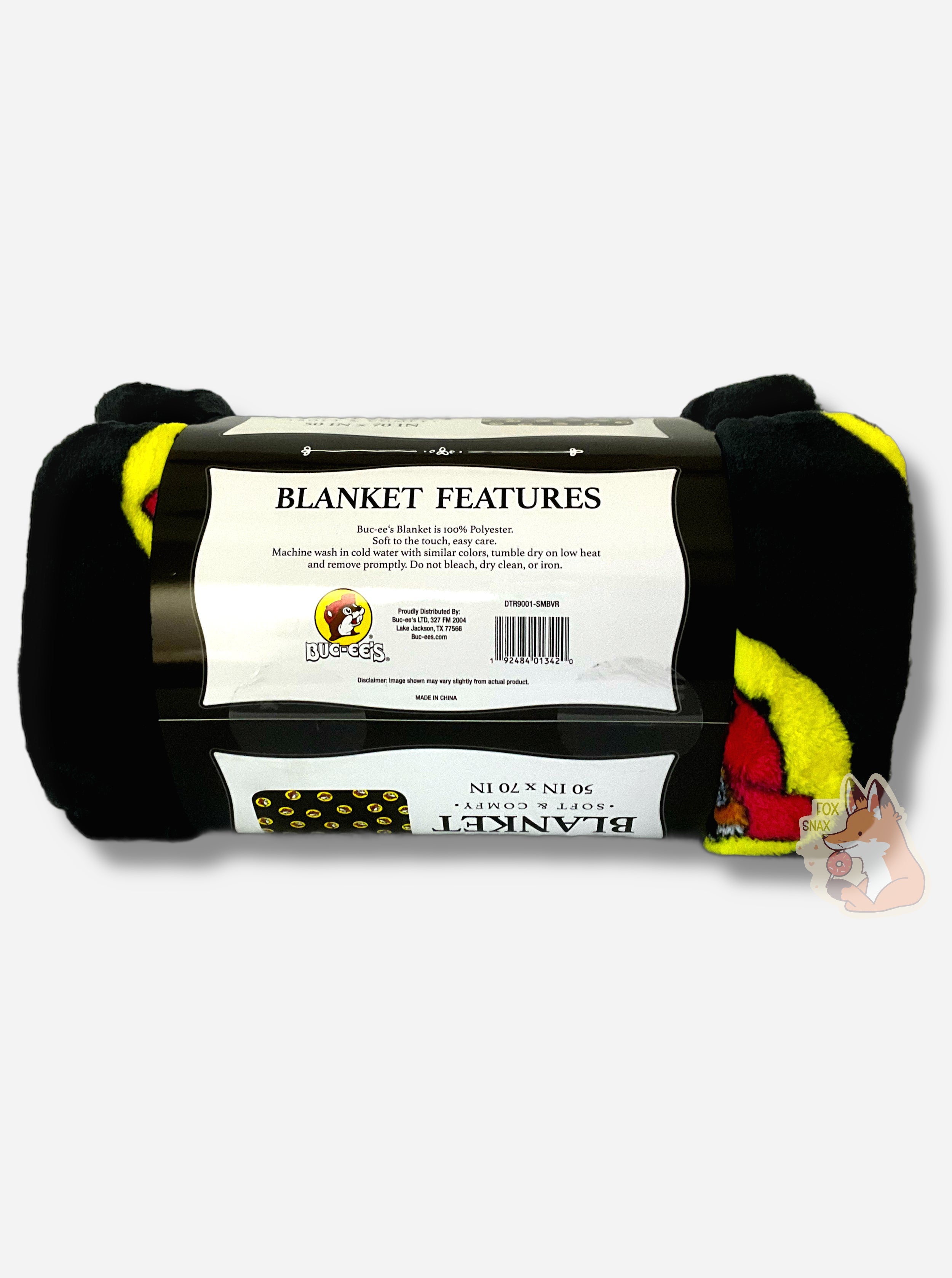 Buc-ee's Logo Blanket
