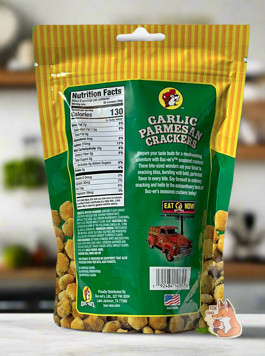 Buc-ee's Garlic Parmesan Crackers