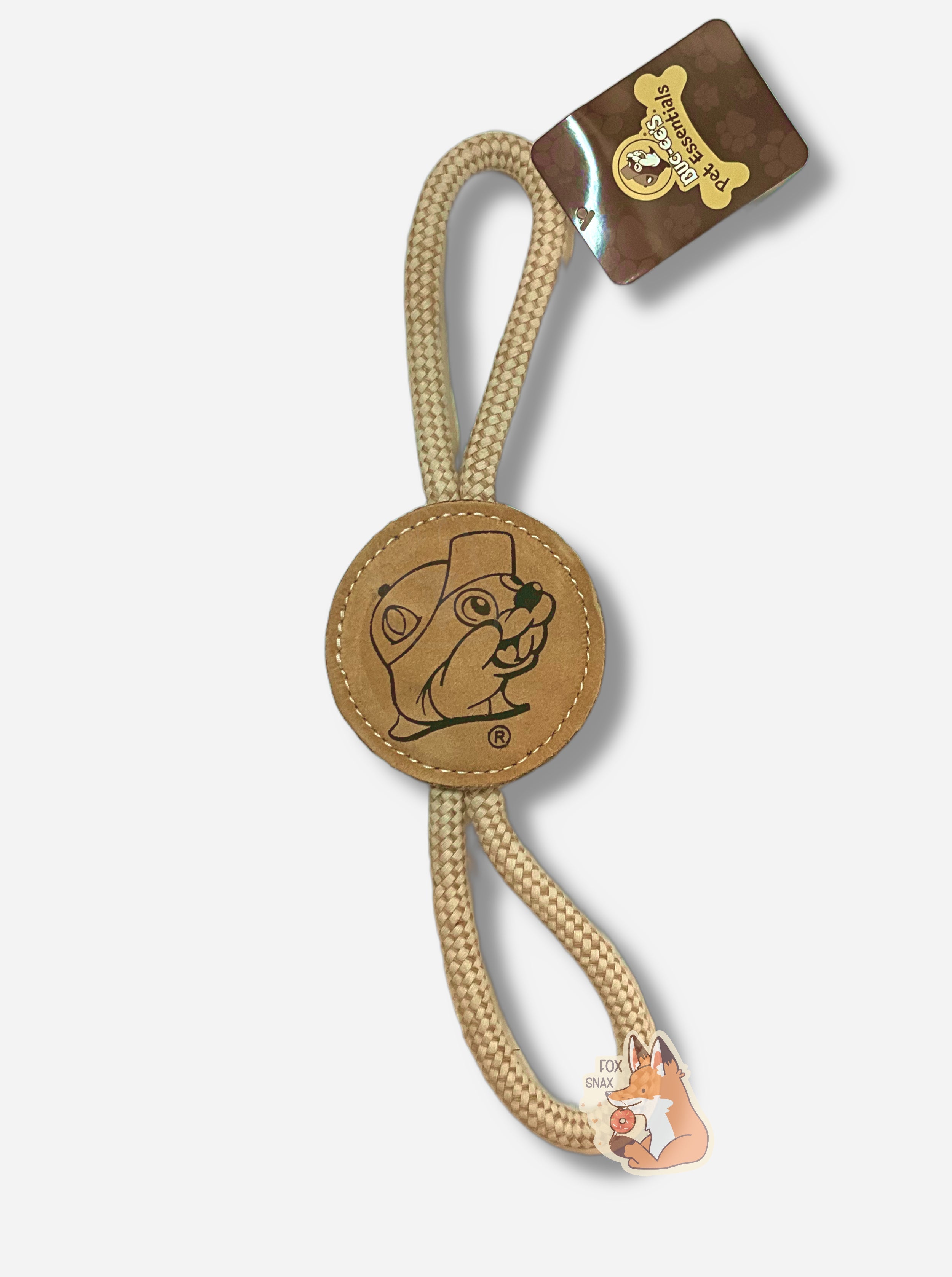 Buc-ee's Pet Essentials Natural Disc Rope Toy