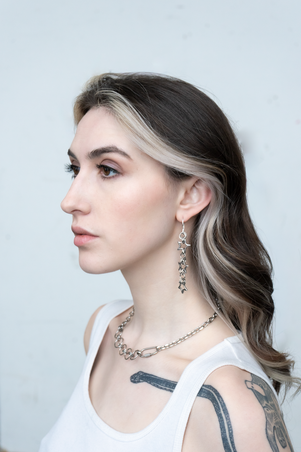 petite starlight viper earrings