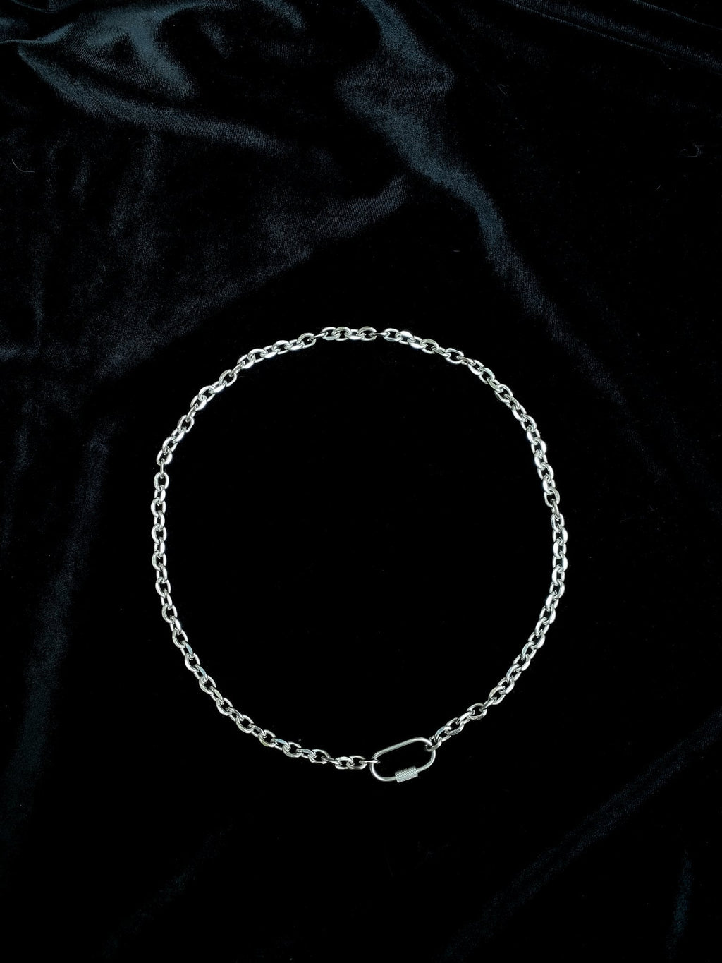 classic carabiner necklace
