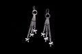 A Little Tied Up' Chain-drop Bow Earrings