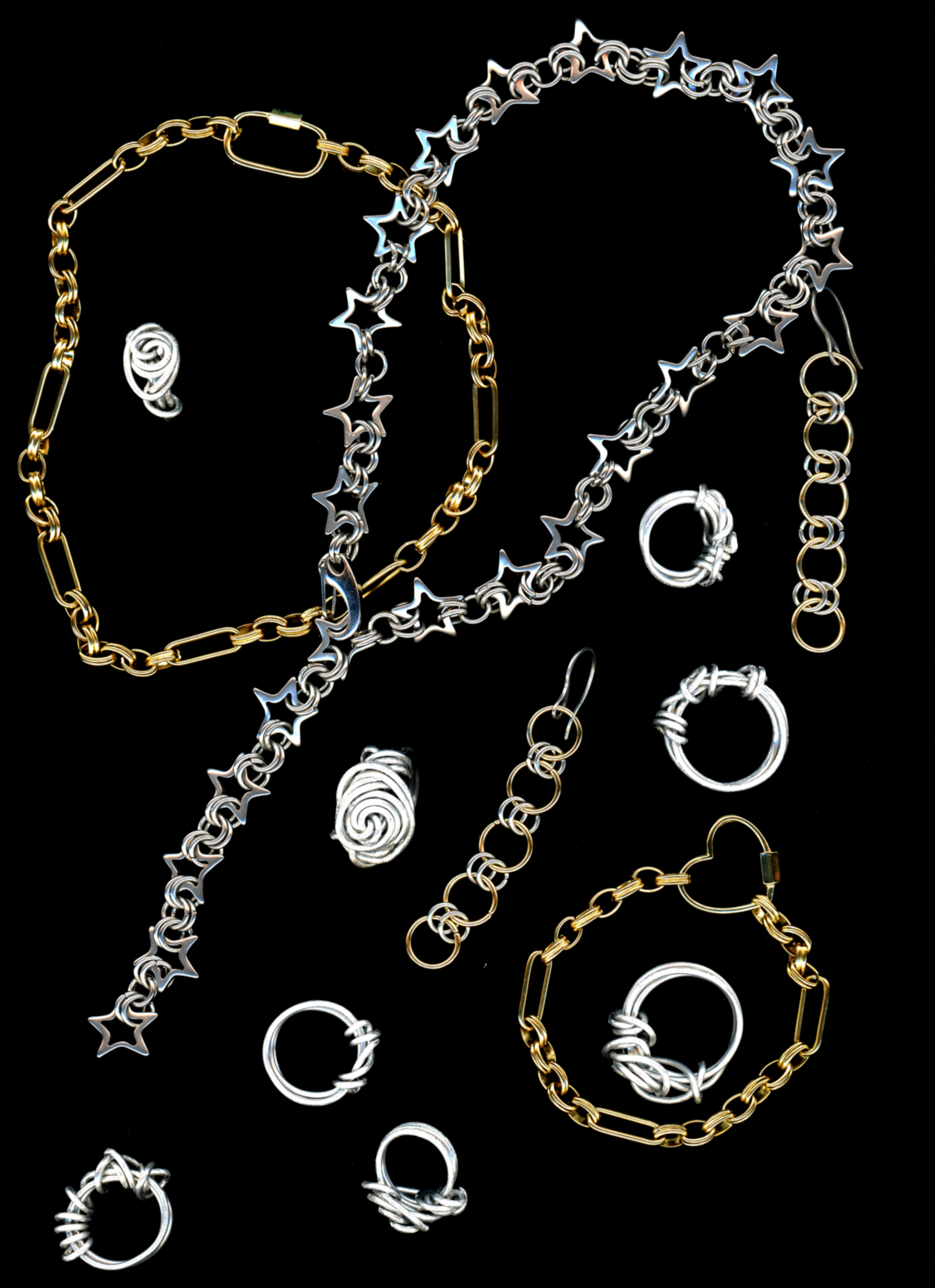starlight viper multi-way lariat chain