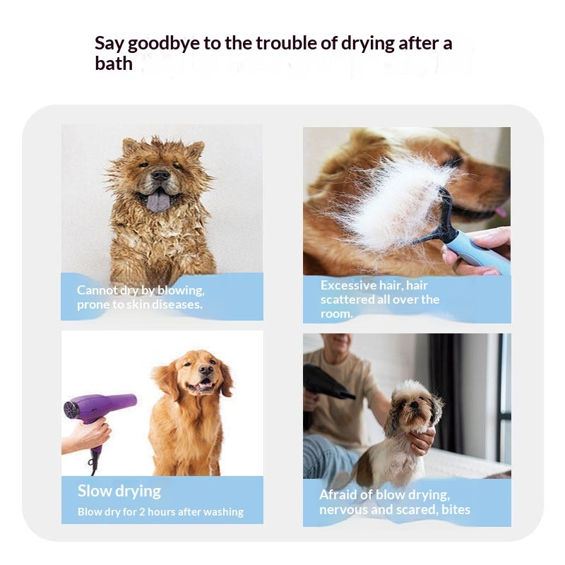 Pet Drying Bag For Blowing FurUniversal For Cats And Dogs