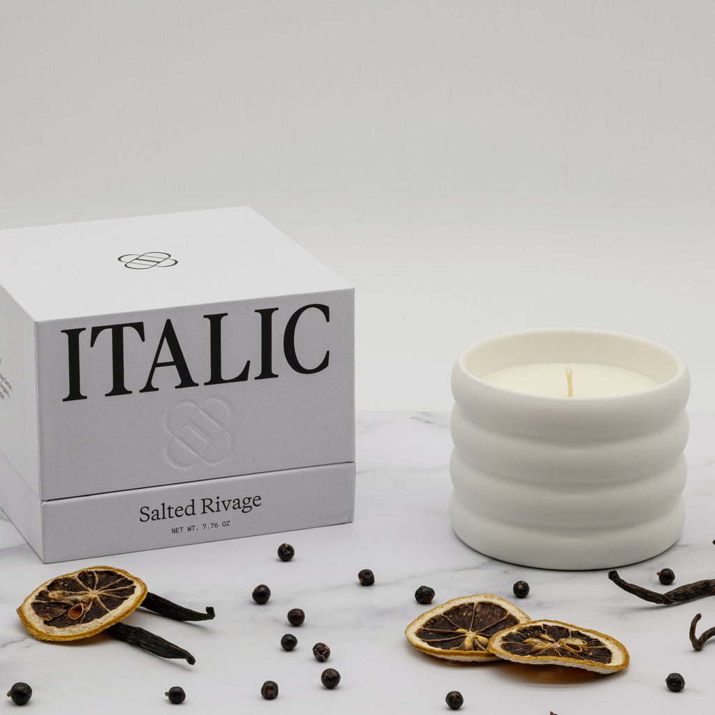 Ceramic Candle & Wick Trimmer Set