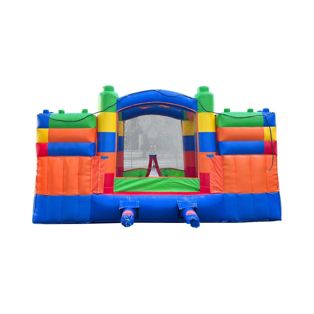 16FT Castle Bounce House With Dual Slides, Blower And Pool Combo (SAK56319)